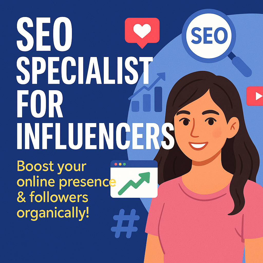 Expert SEO Specialist for Influencers – Boost Your Online Presence & Followers Organically!