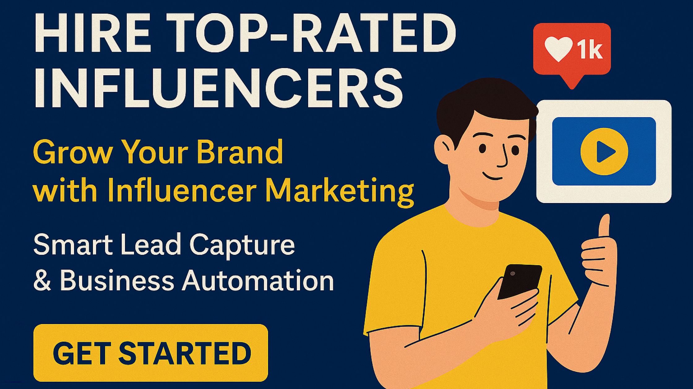 Influencer Marketing Expert – Hire Top-Rated Influencers to Boost Your Brand Reach & Sales